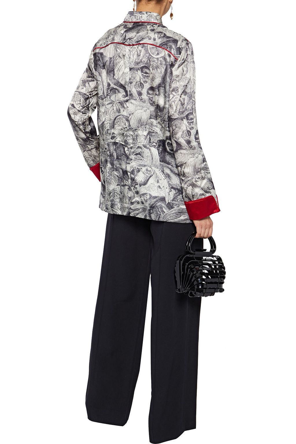 F.R.S FOR RESTLESS SLEEPERS Ananke printed satin shirt