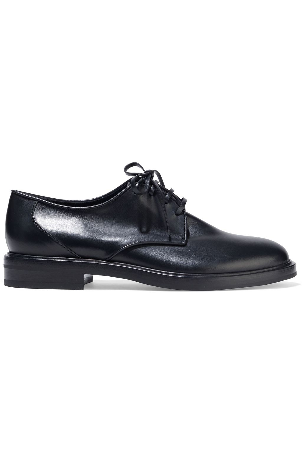 black leather brogues