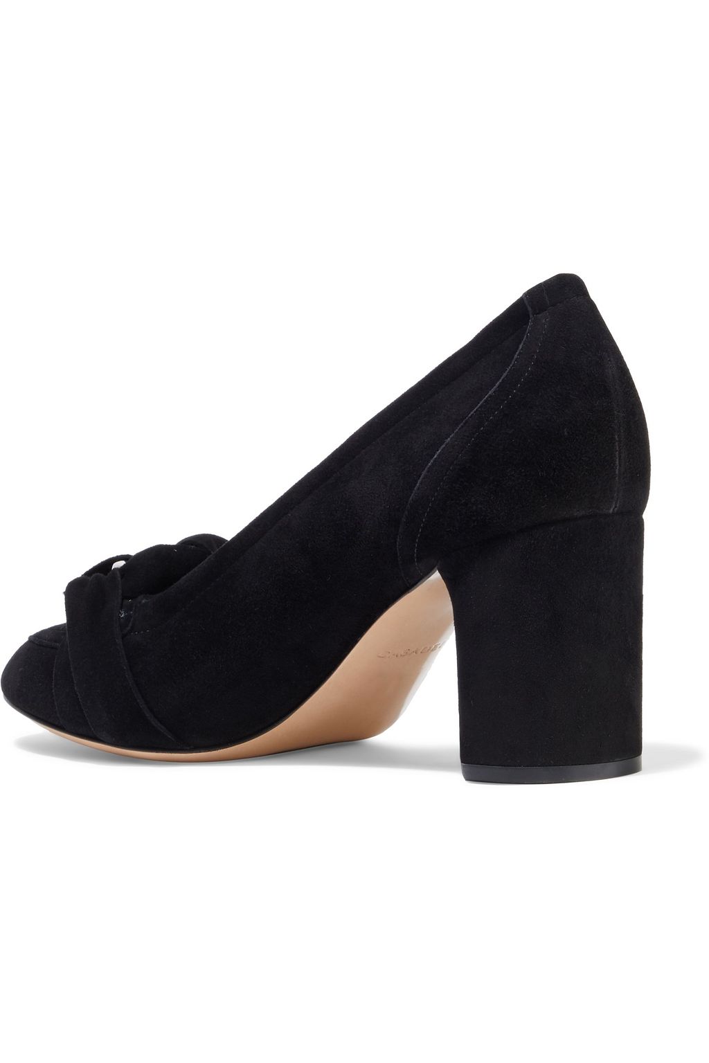 CASADEI Embellished suede pumps