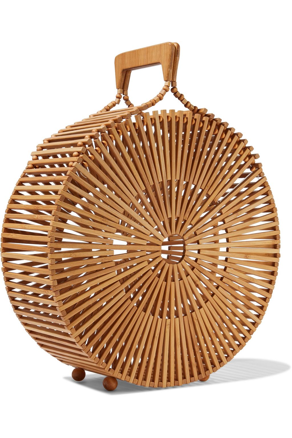 CULT GAIA Zaha bamboo clutch