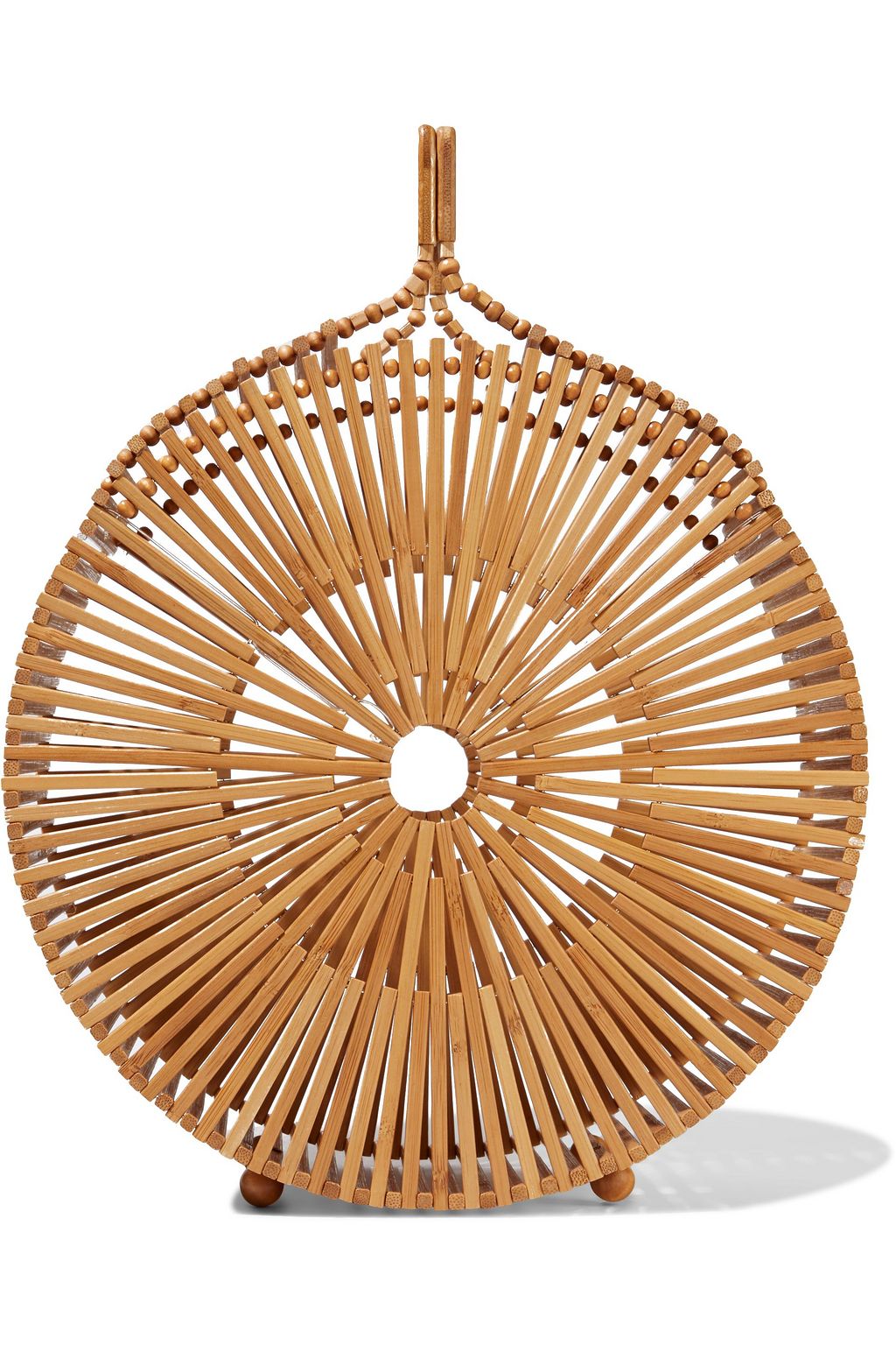 CULT GAIA Zaha bamboo clutch