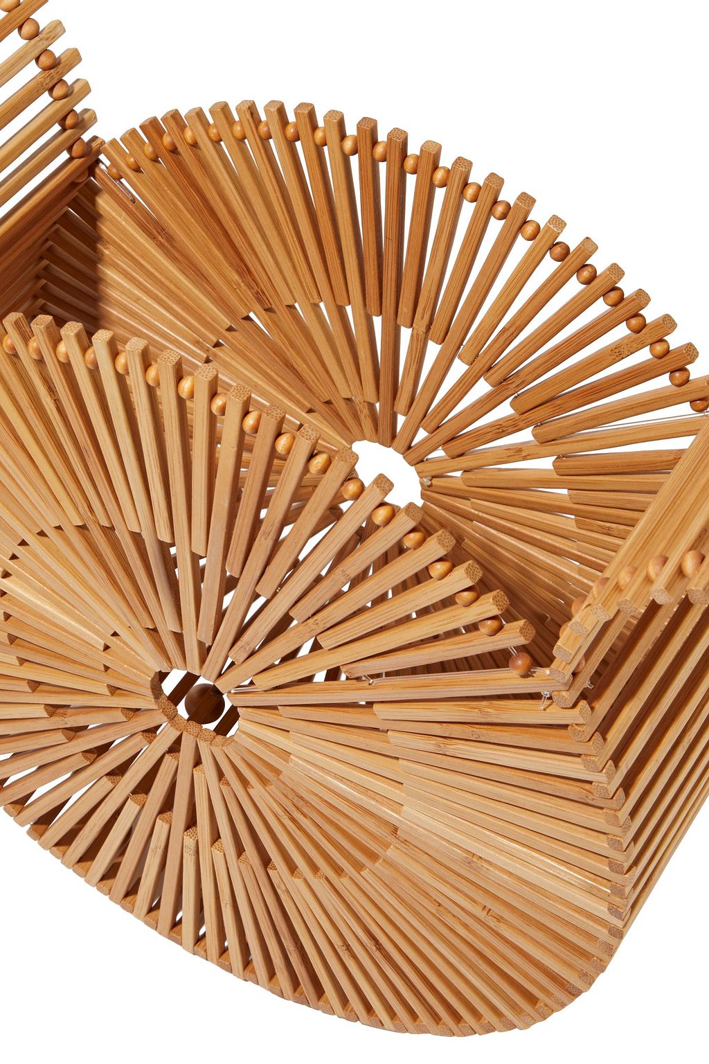 CULT GAIA Zaha bamboo clutch
