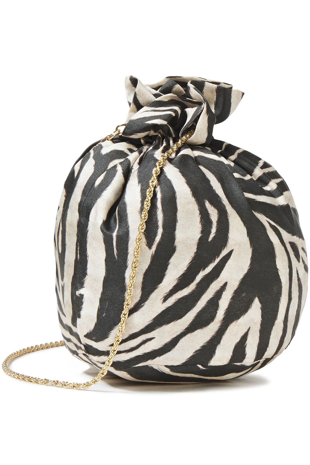 ZIMMERMANN Pouch printed silk-twill bucket bag