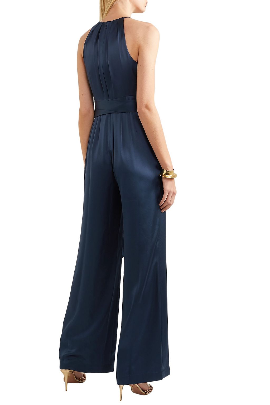 DIANE VON FURSTENBERG Constantina satin jumpsuit
