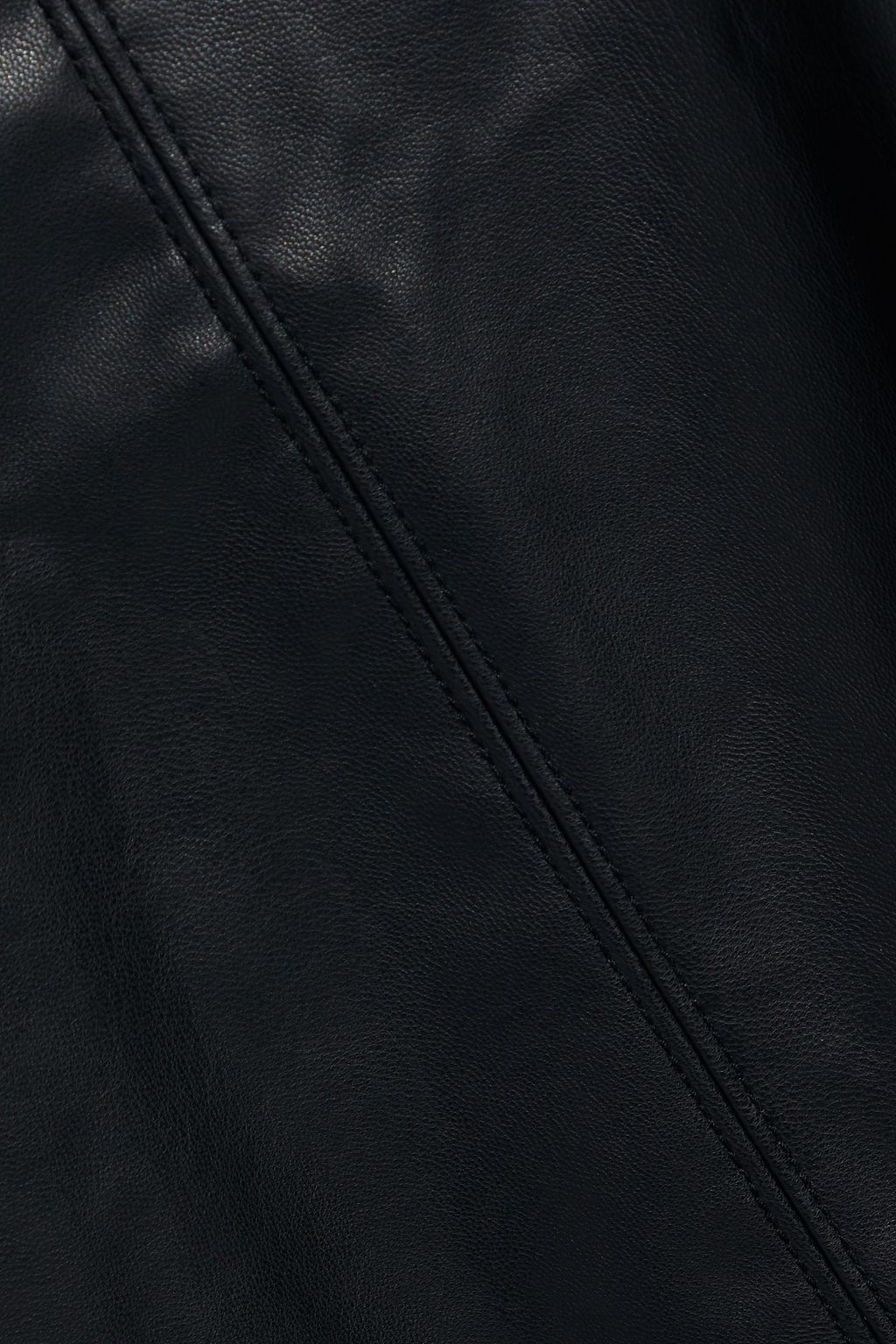 TIBI Faux leather mini dress