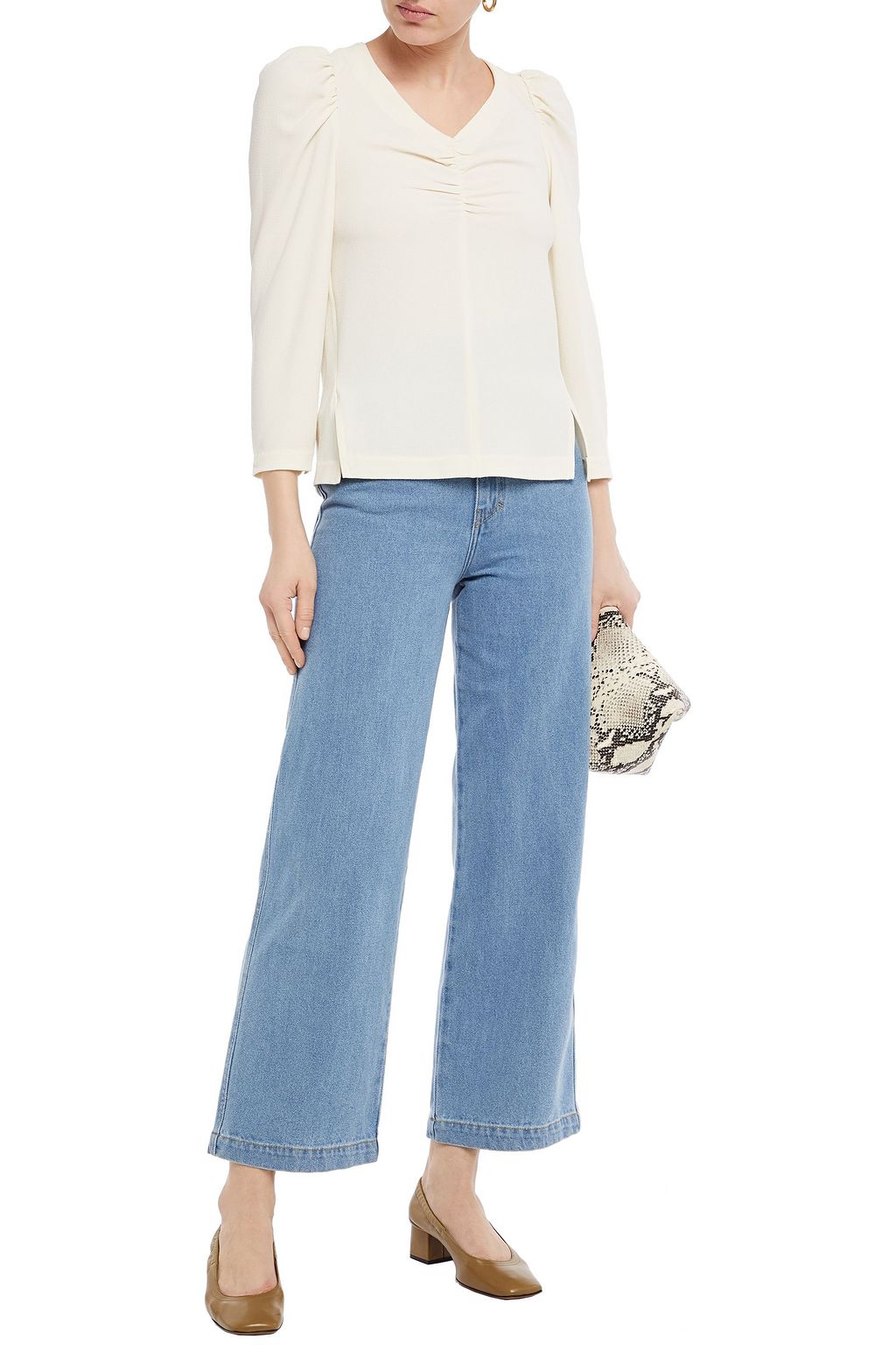 HOFMANN COPENHAGEN Mira gathered crepe top