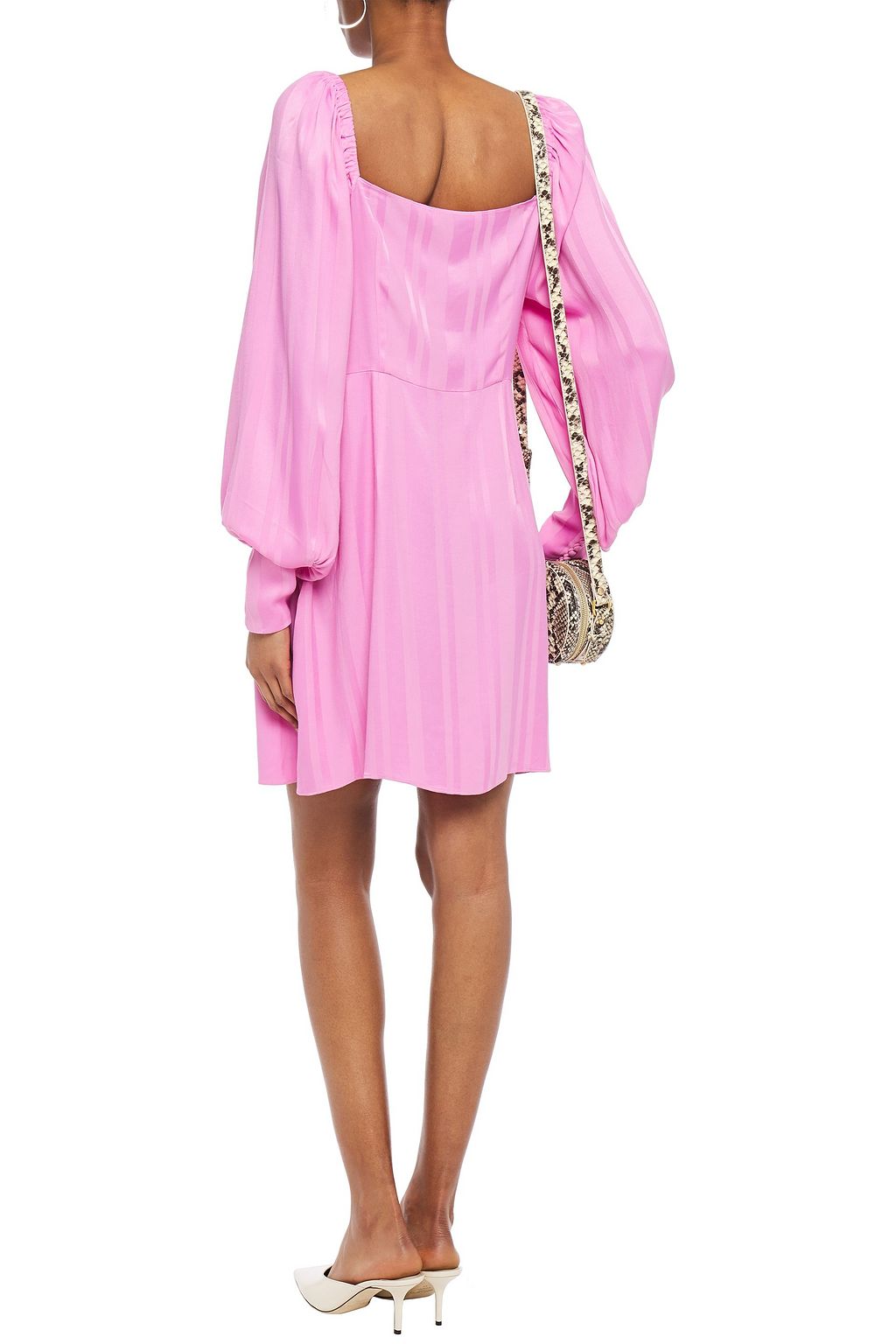 HOFMANN COPENHAGEN Alisa twisted satin-jacquard mini dress