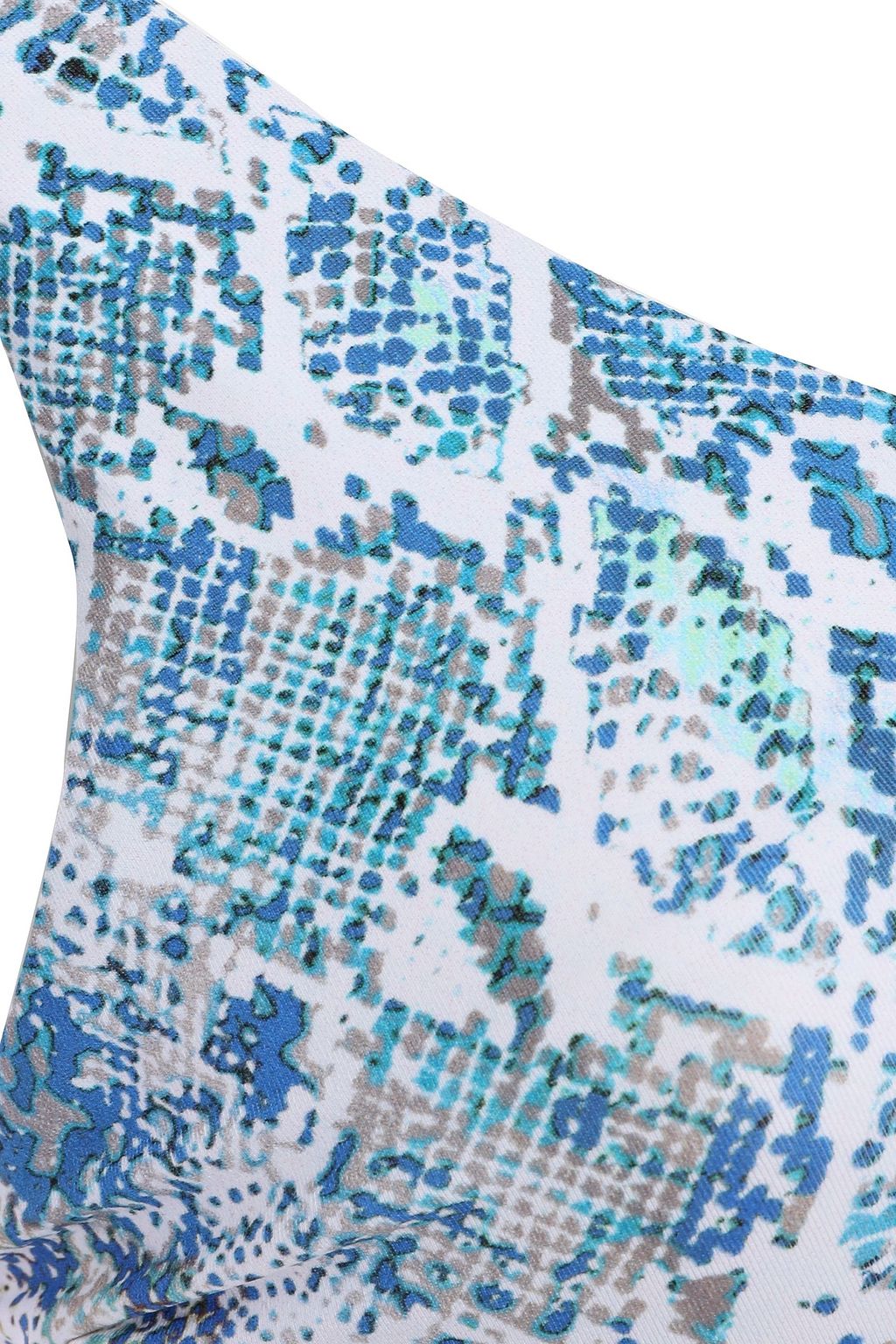 MELISSA ODABASH Bel Air embellished snake-print bikini top
