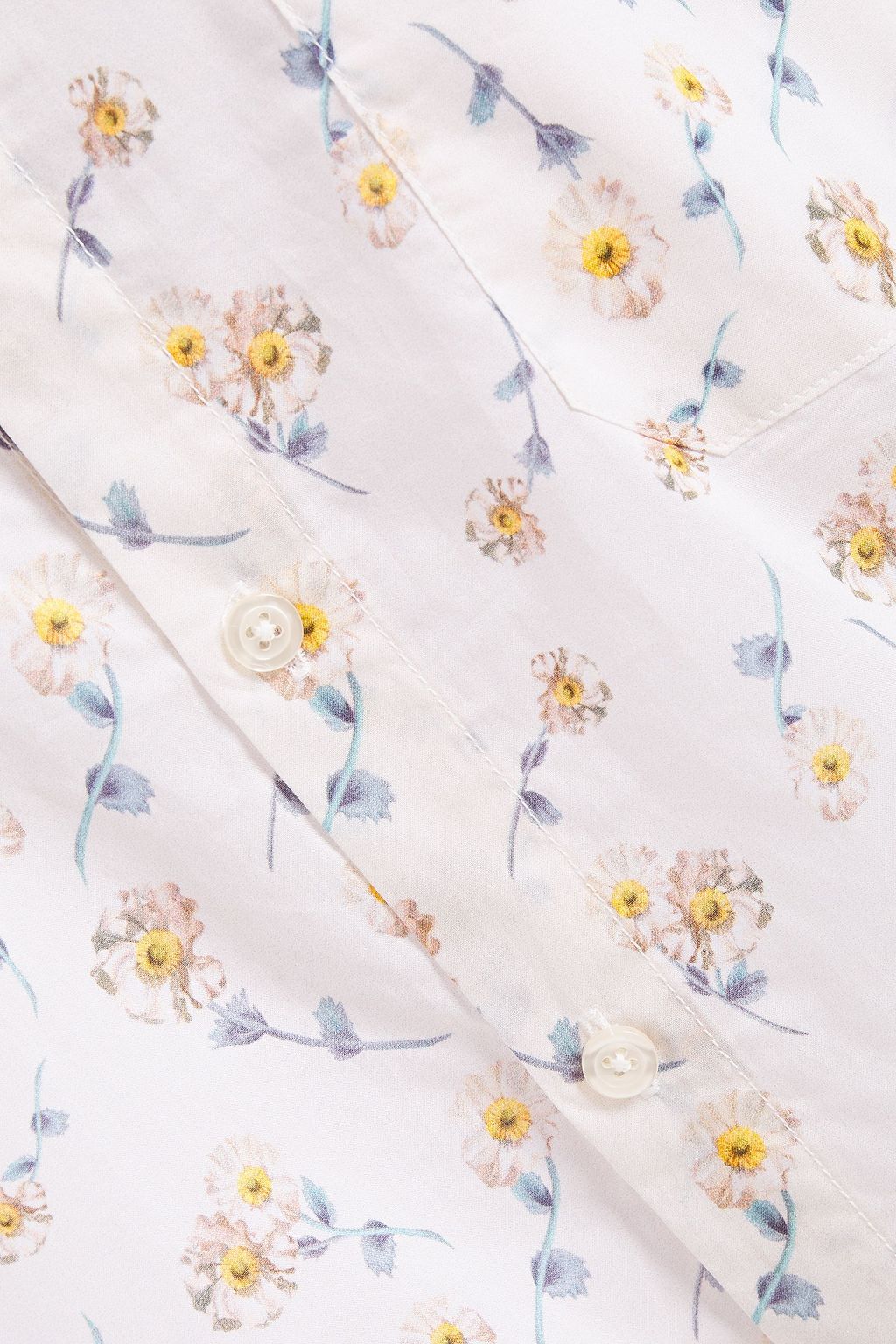 R13 Floral-print cotton-broadcloth shirt