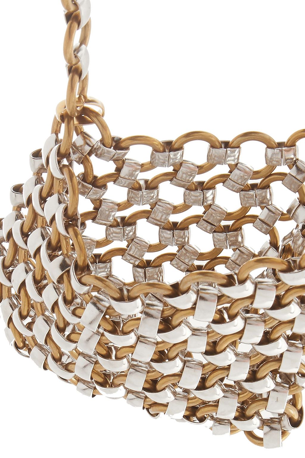 LAURA LOMBARDI Gold and silver-tone belt bag