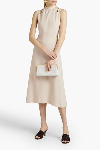 DION LEE Midikleid aus Crêpe mit Cut-outs