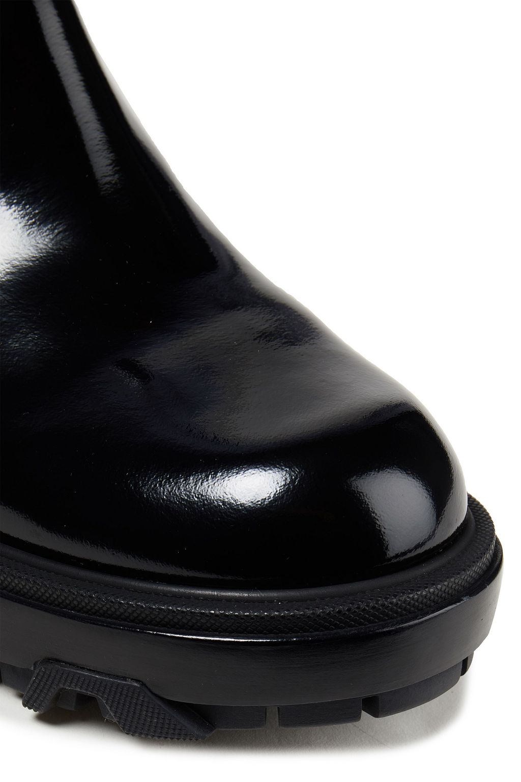RAG & BONE Shaye embossed glossed-leather Chelsea boots