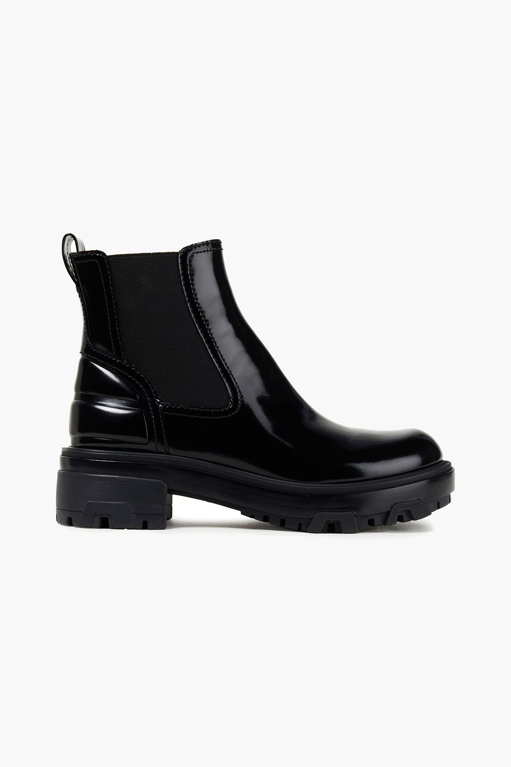 & Shaye embossed glossed-leather Chelsea boots | Sale to 70% off | THE OUTNET