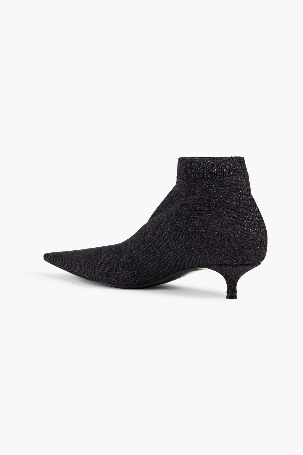 BALENCIAGA Knife metallic printed stretch-knit sock boots