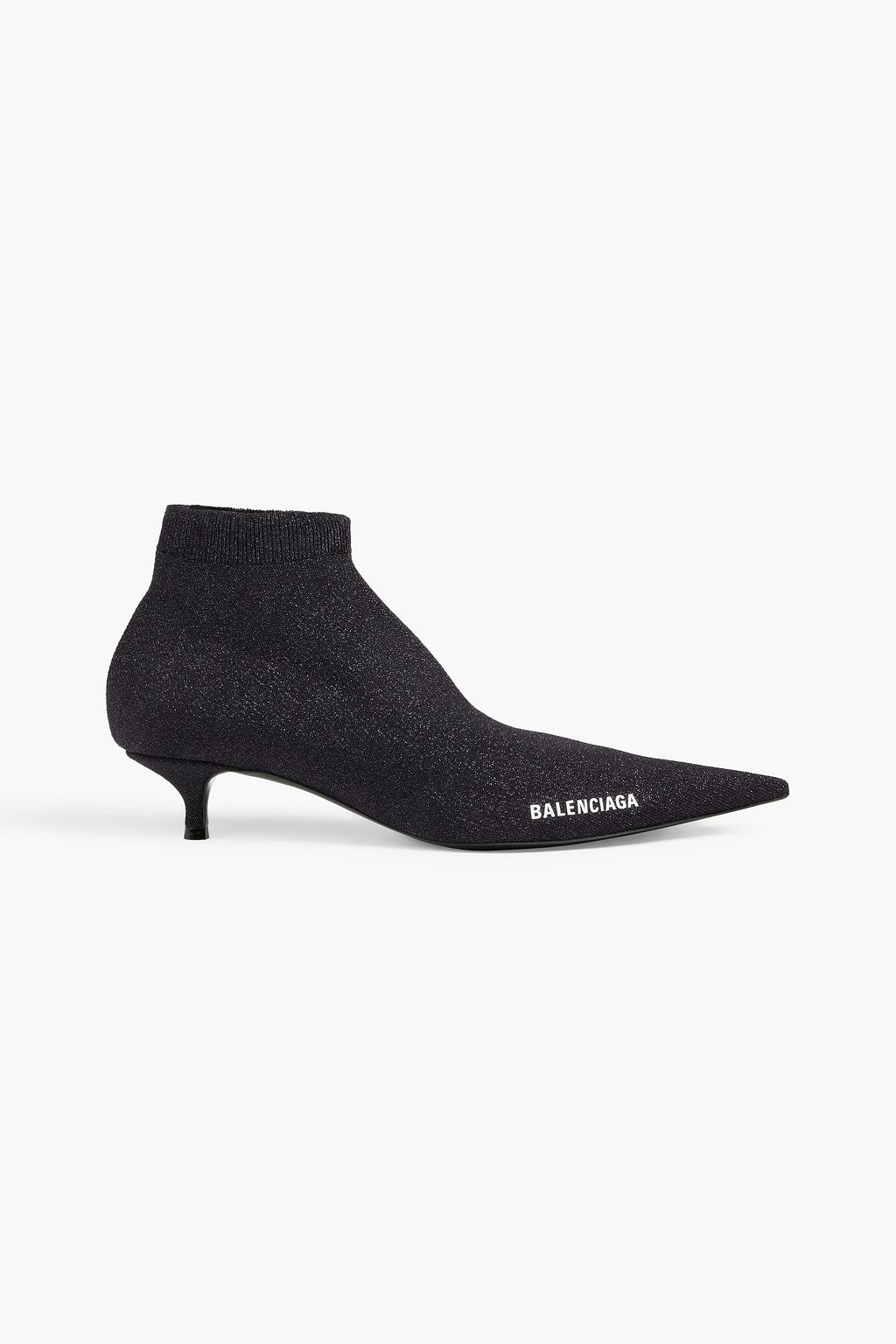 BALENCIAGA Knife metallic stretch-knit sock boots | Sale up 70% off | THE OUTNET