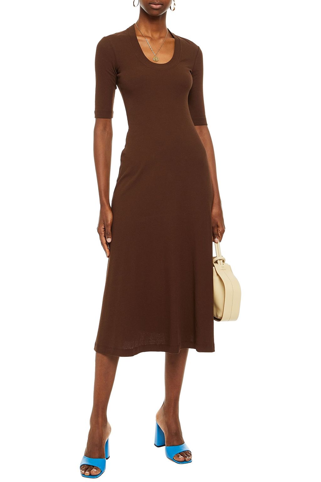 ROSETTA GETTY Cotton-jersey midi dress