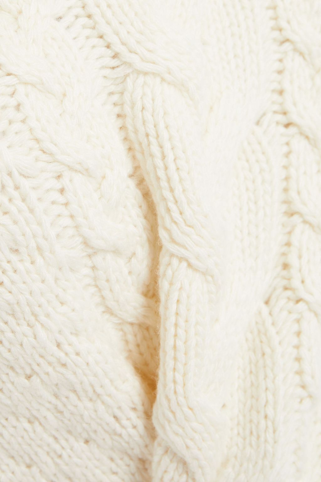 VERONICA BEARD Cable-knit turtleneck sweater