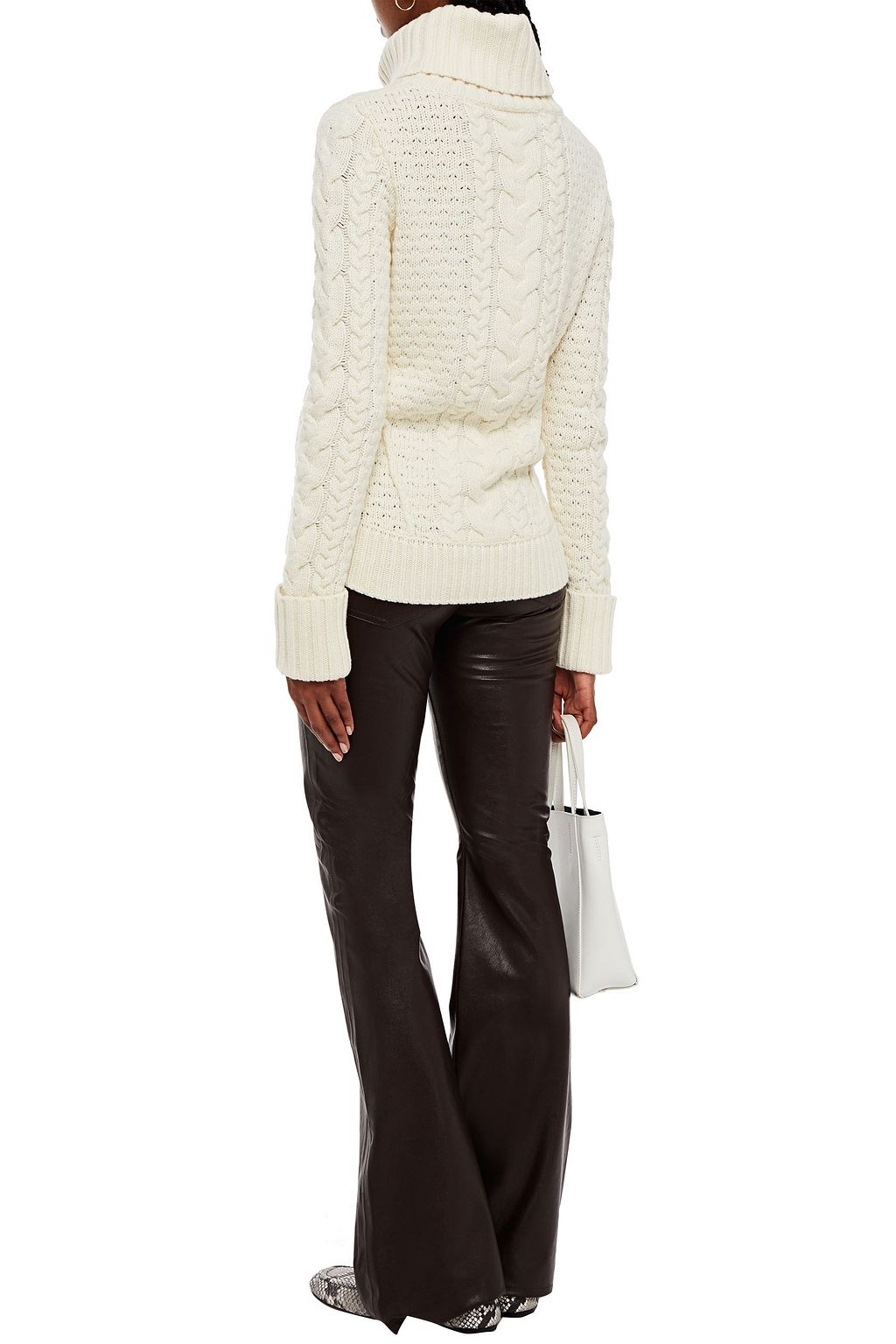 VERONICA BEARD Cable-knit turtleneck sweater