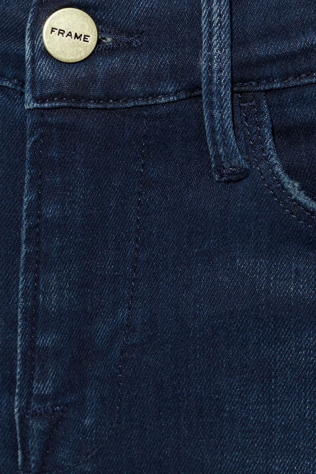 FRAME Le Skinny De Jeanne distressed mid-rise skinny jeans