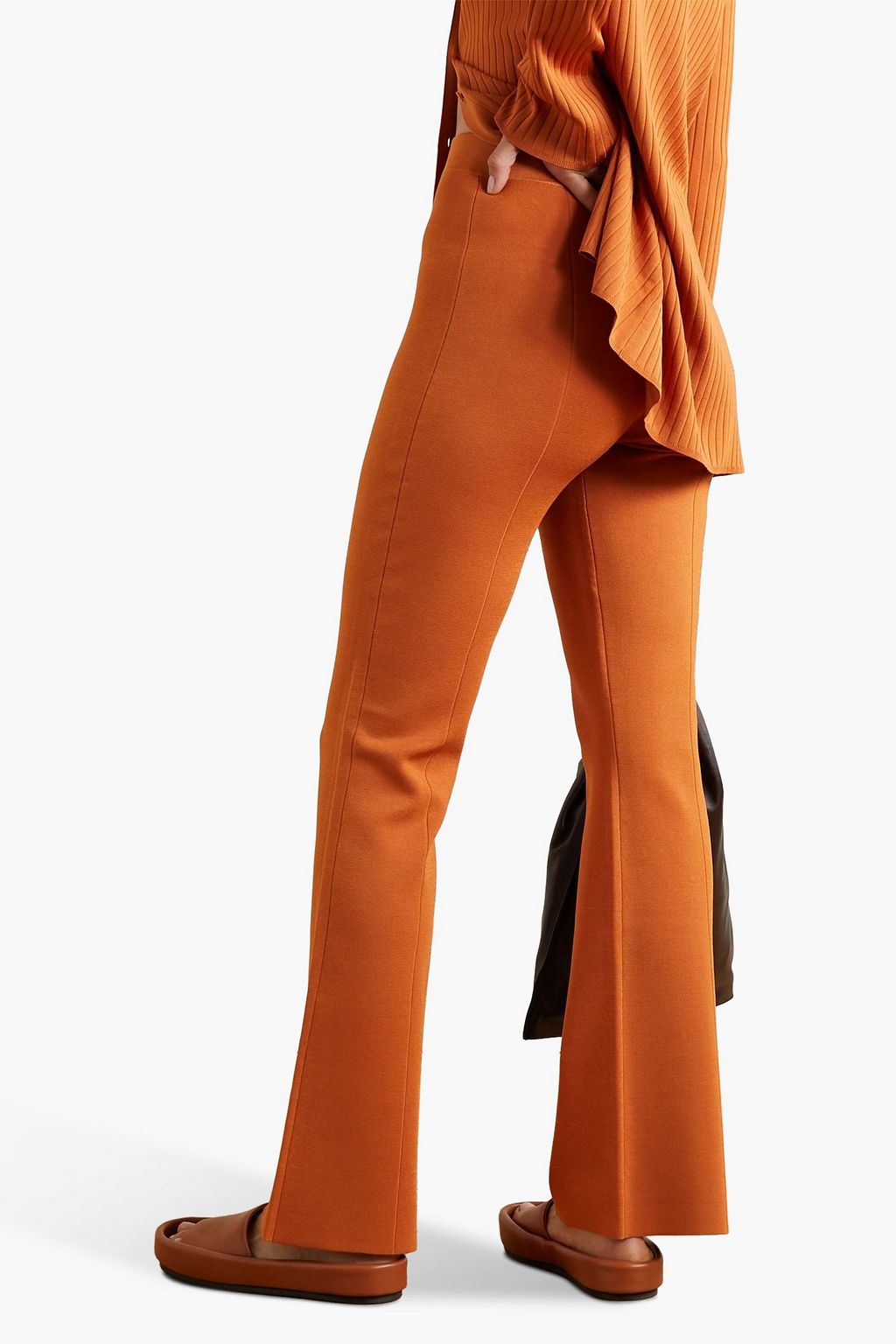 JOSEPH Knitted flared pants