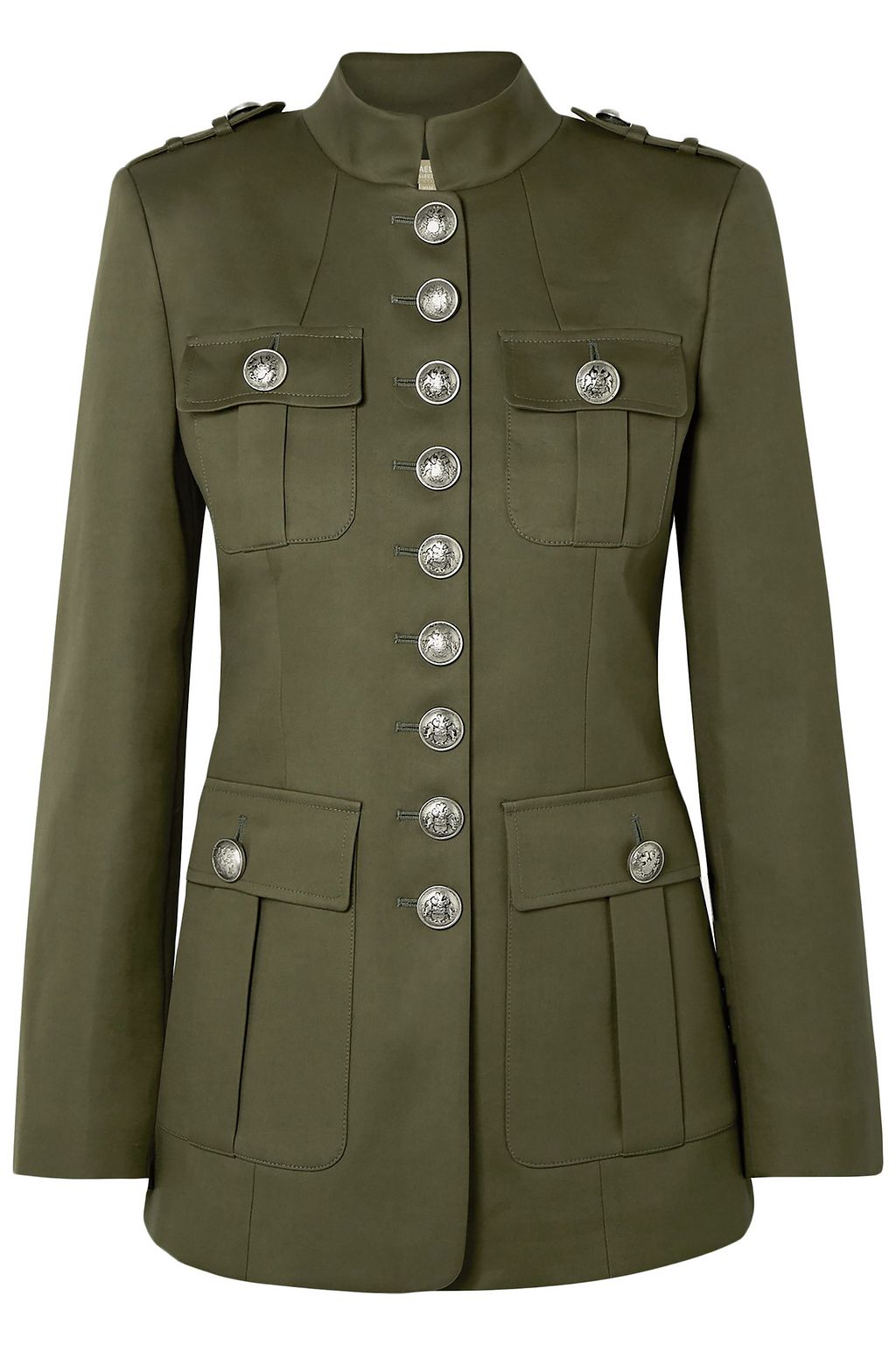 michael kors army green coat