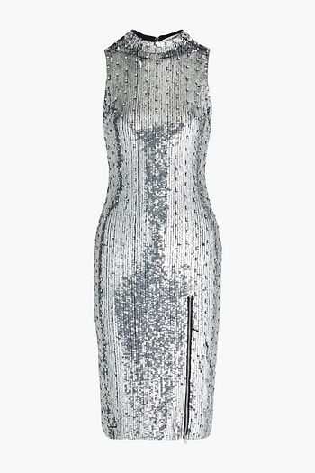 sequin evening gown
