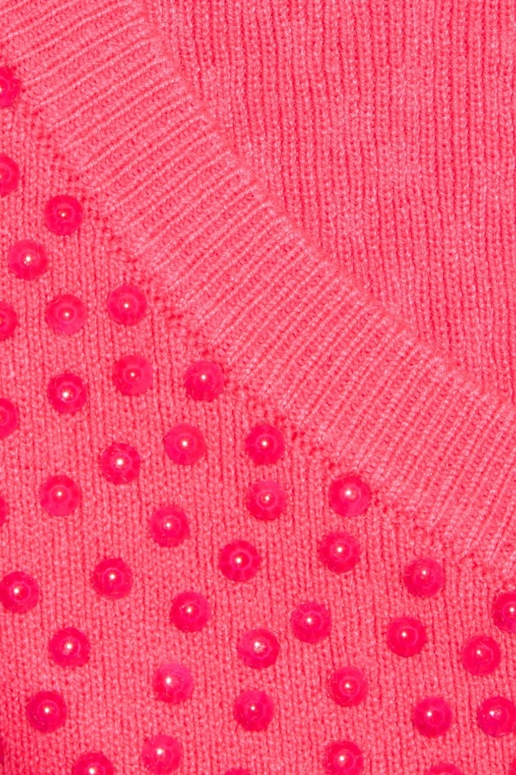 ALICE + OLIVIA Jess crystal-embellished stretch-knit mini dress