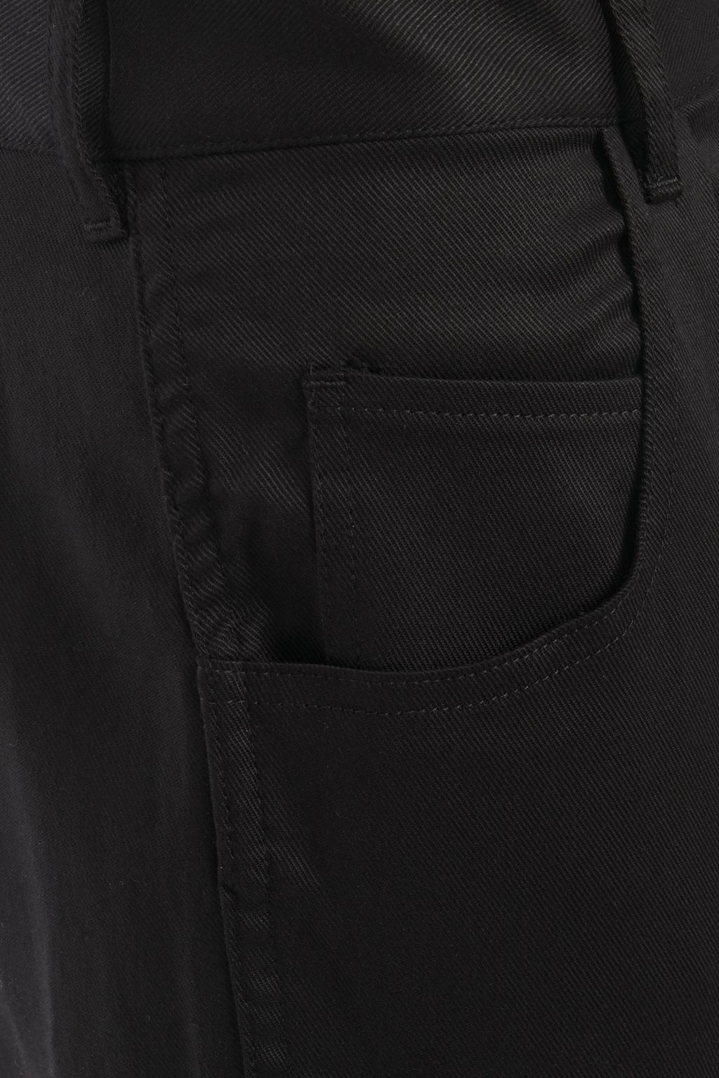 NILI LOTAN Cropped twill tapered pants