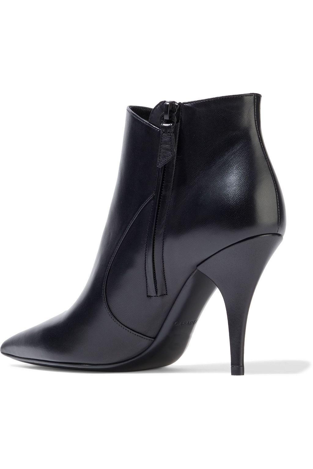 CASADEI Textured-leather ankle boots