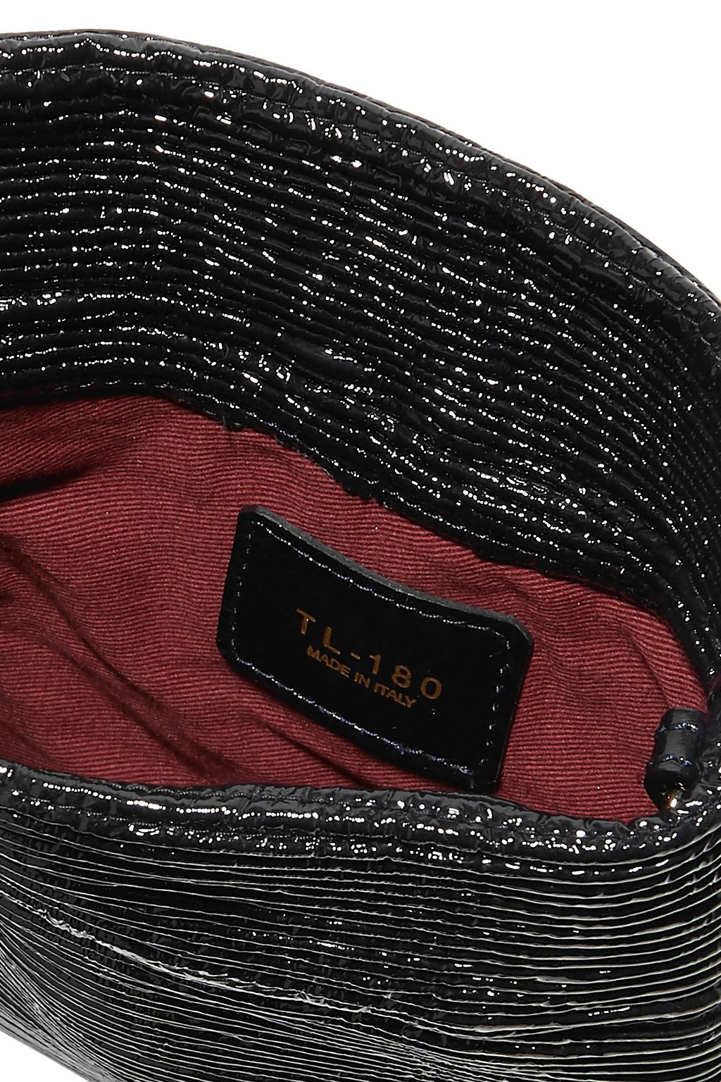 TL 180 Fazzoletto convertible ribbed patent-leather belt bag