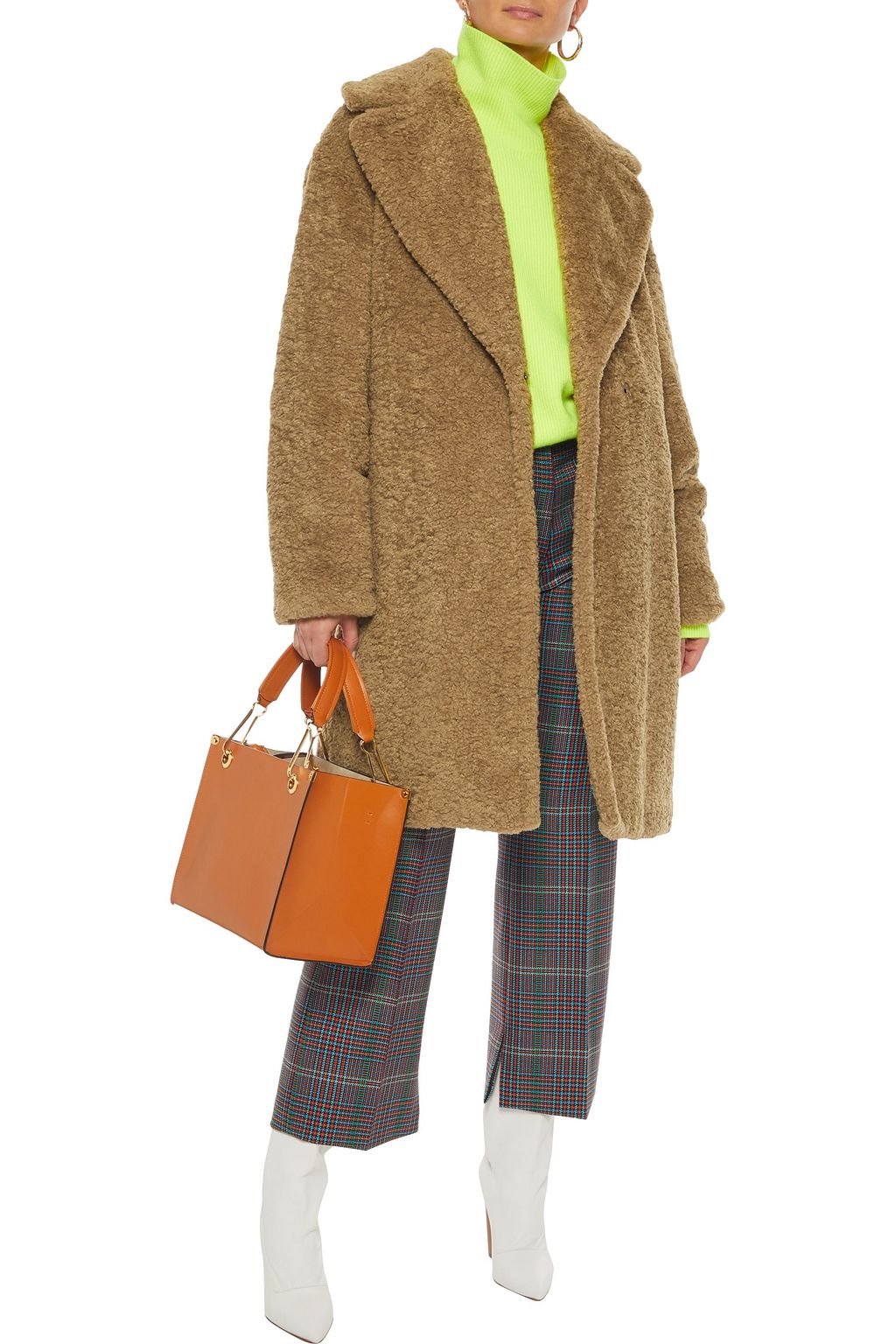 ALICE + OLIVIA Charlie oversized faux shearling coat