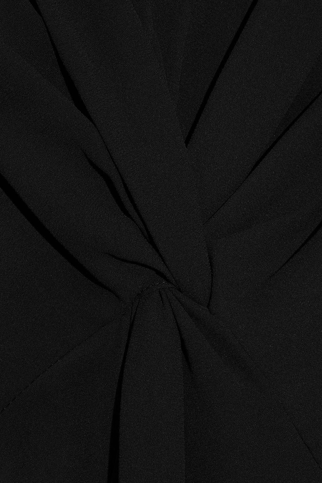 CINQ À SEPT Cecil twist-front crepe mini dress