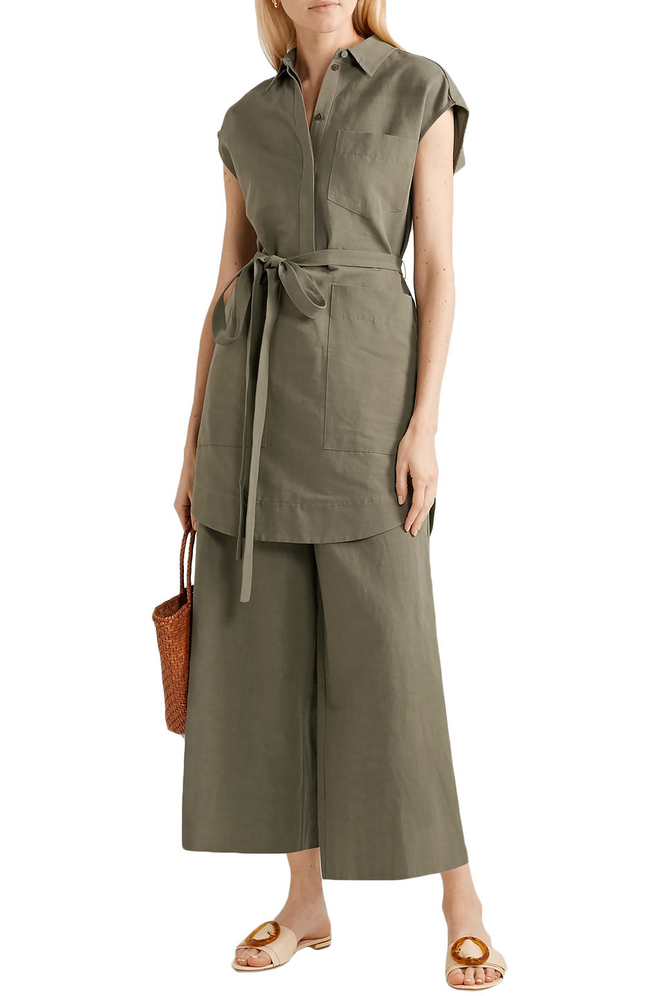 CO WOVEN TUNIC,3074457345622591244