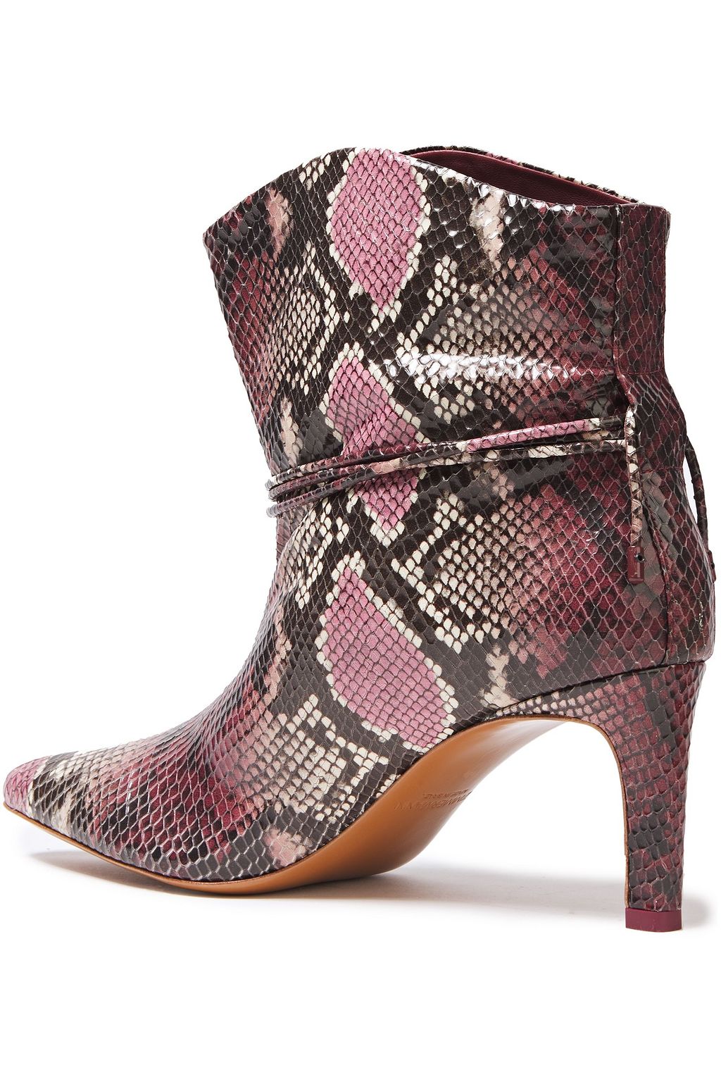 ZIMMERMANN Tie-detailed leather ankle boots