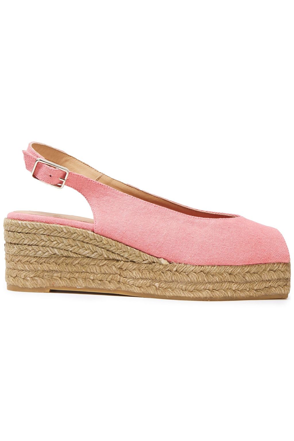 canvas espadrille wedges