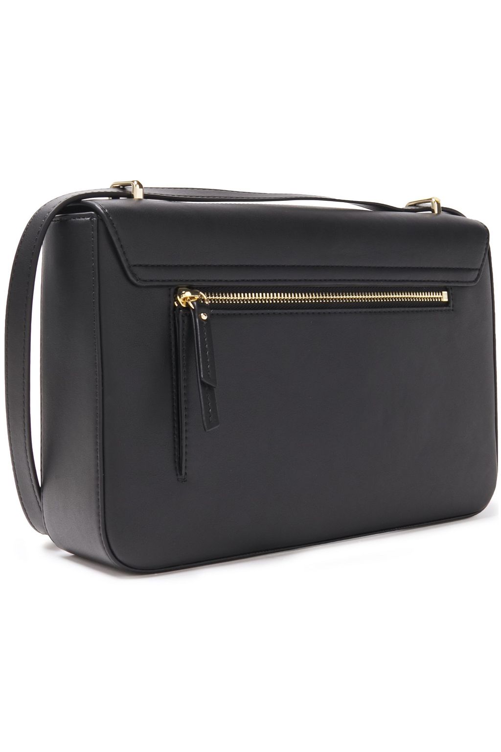 LOVE MOSCHINO Logo-embellished faux leather shoulder bag