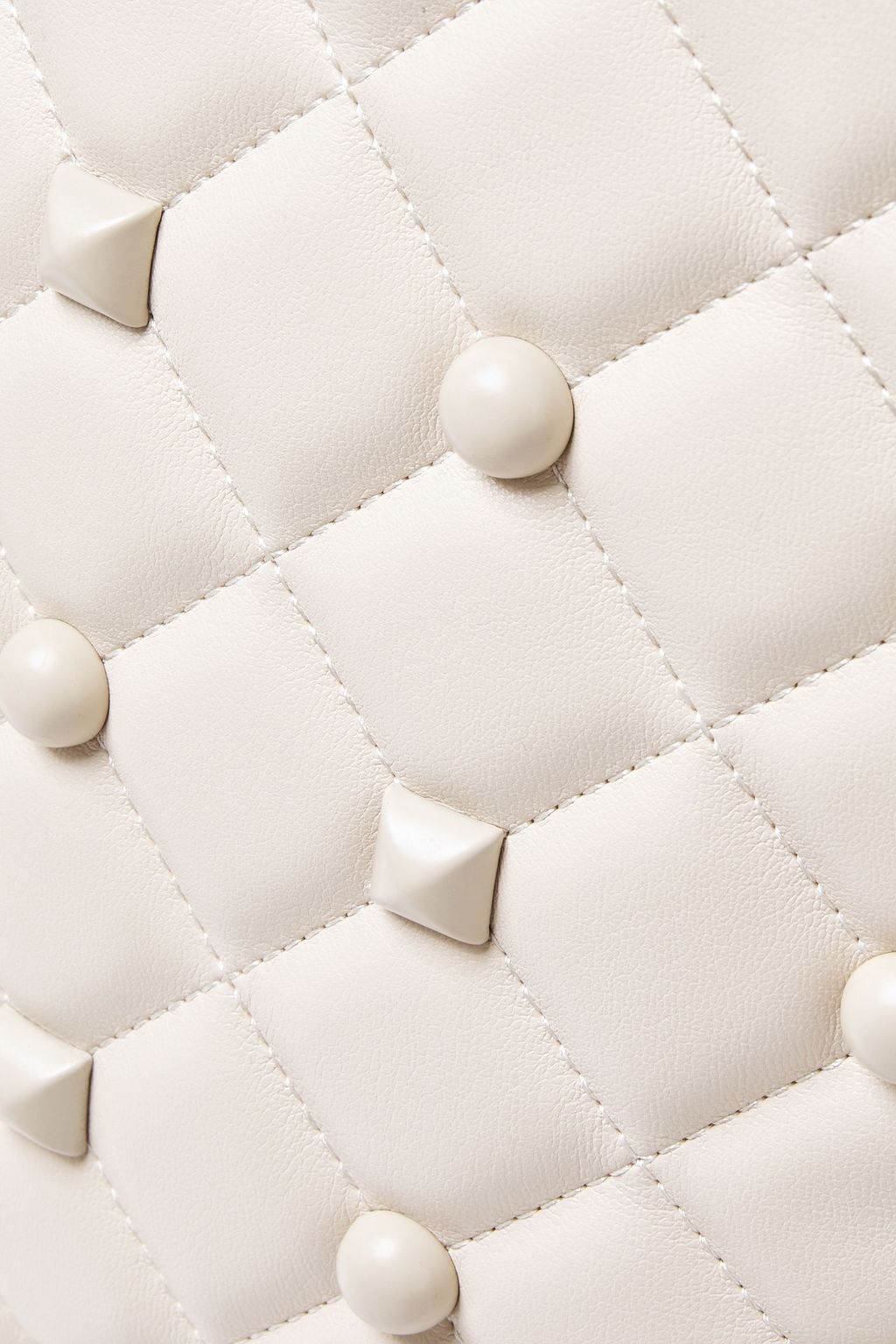 LOVE MOSCHINO Studded quilted faux pebbled-leather backpack