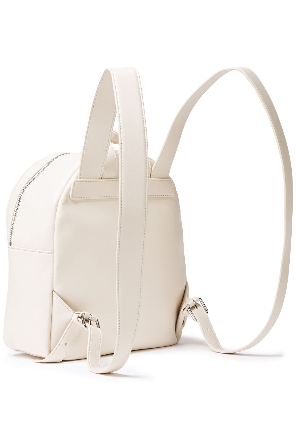 LOVE MOSCHINO Studded quilted faux pebbled-leather backpack