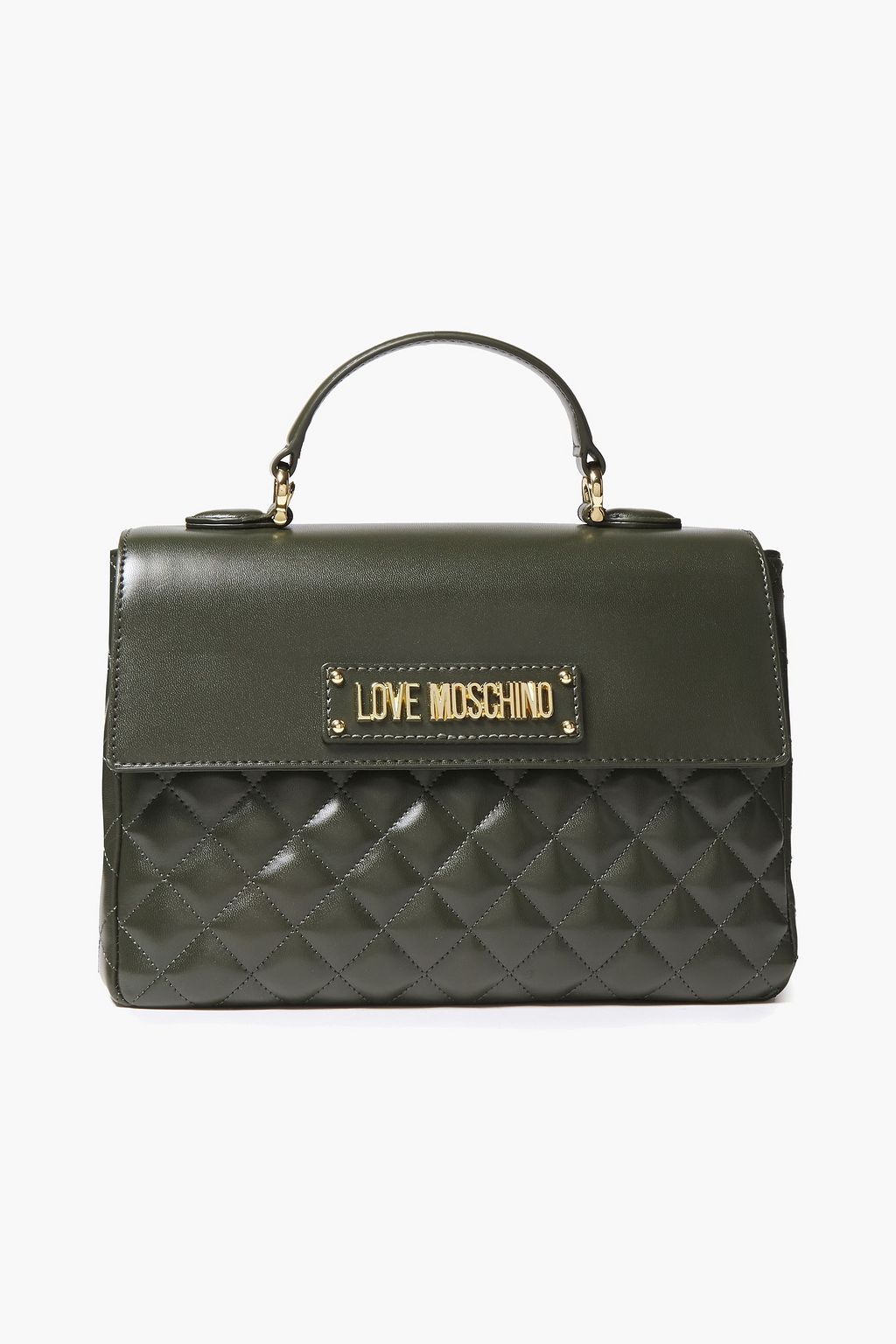 love moschino quilted faux leather crossbody bag