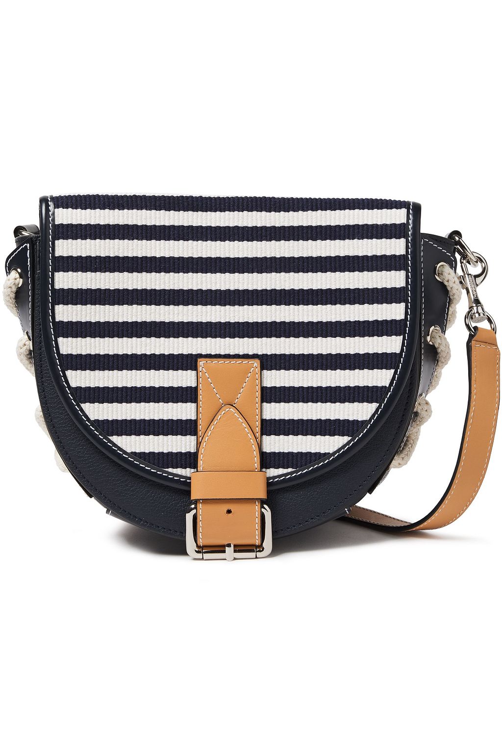 navy lace bag