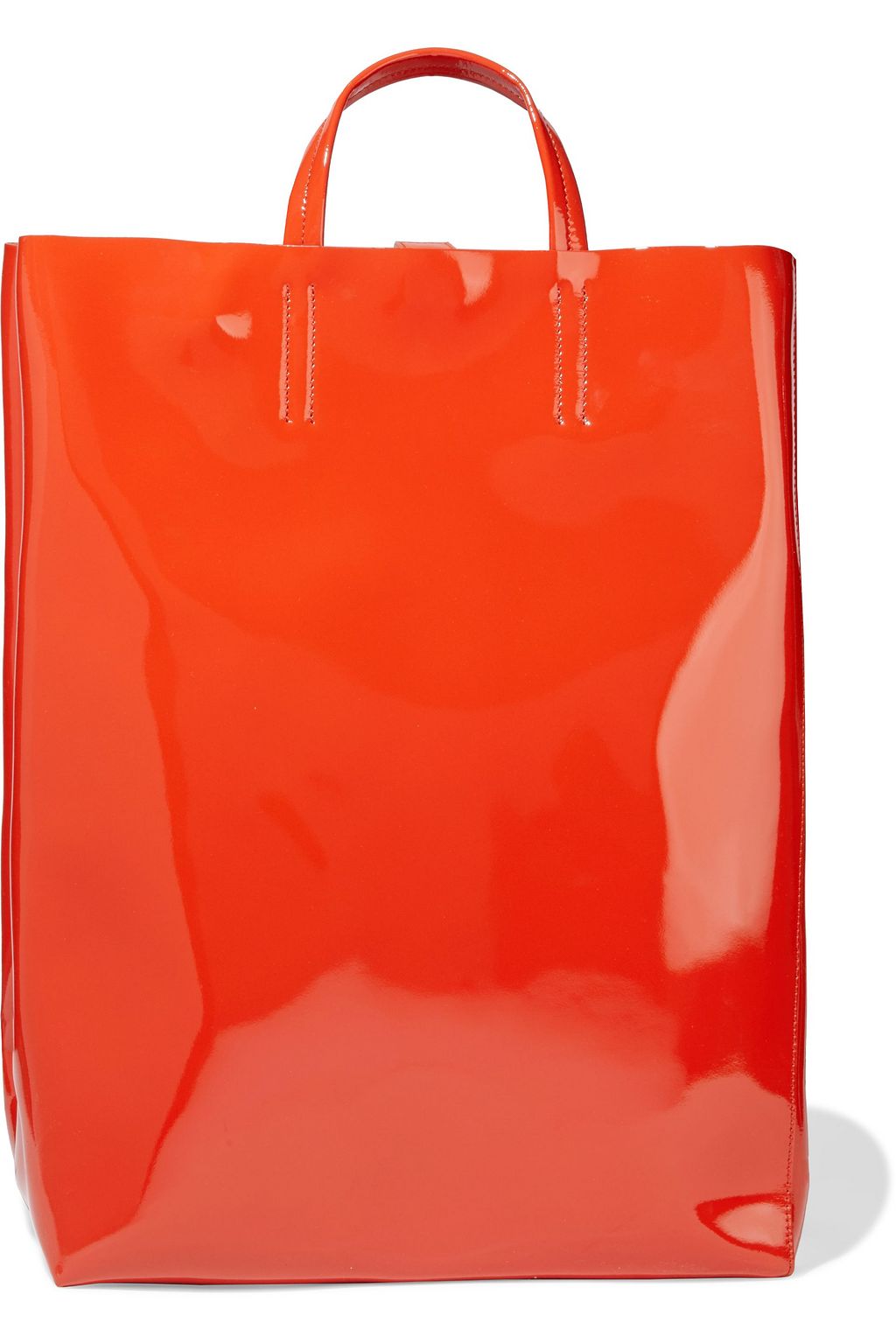 patent leather tote
