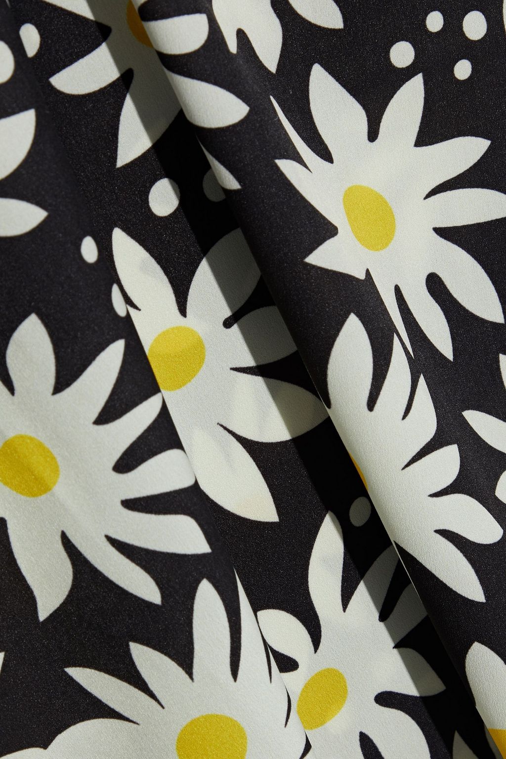 SOLID & STRIPED Lolita bow-detailed floral-print crepe de chine dress