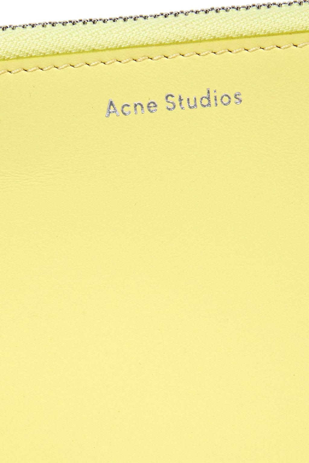 ACNE STUDIOS Malachite leather pouch