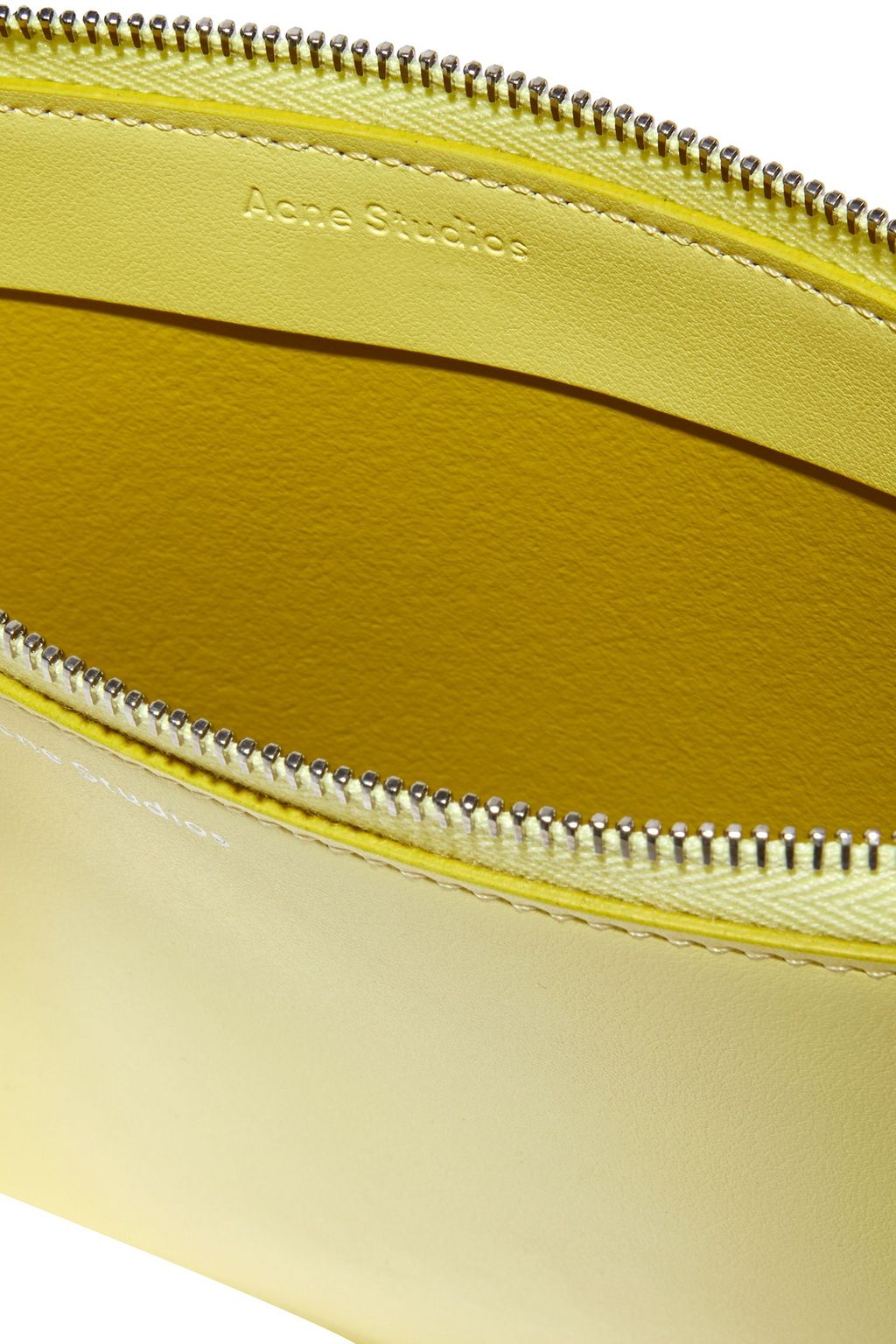 ACNE STUDIOS Malachite leather pouch