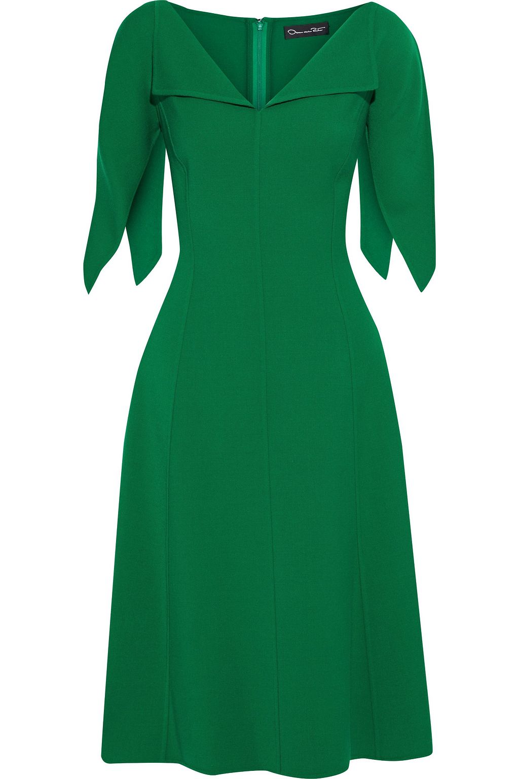 oscar de la renta green dress