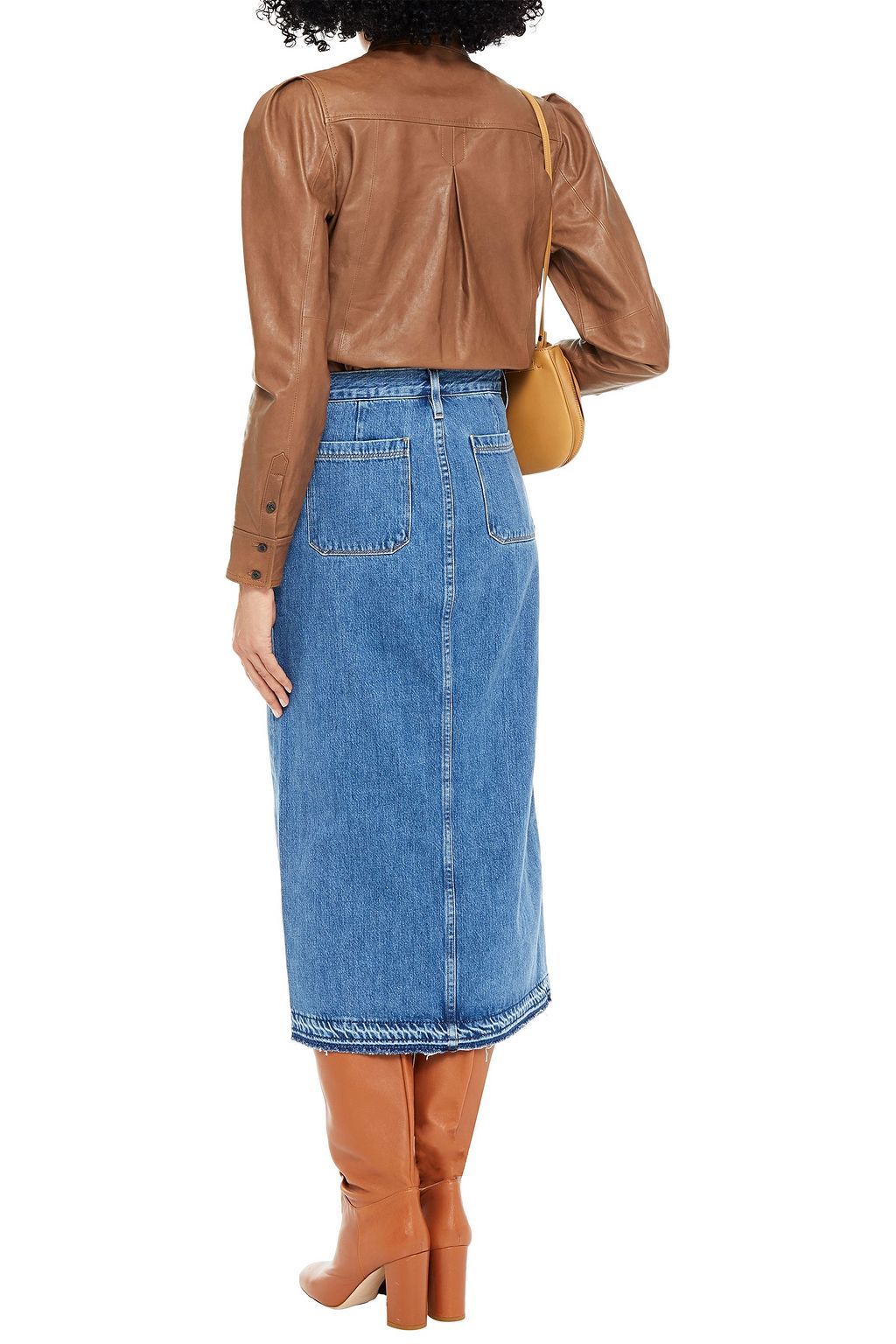 FRAME Leather shirt