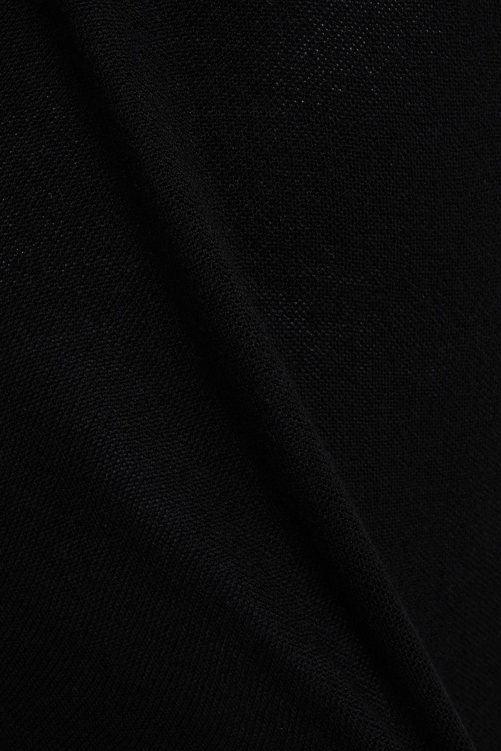 HELMUT LANG Maxikleid aus Wolle mit Cut-outs und Twist-Detail