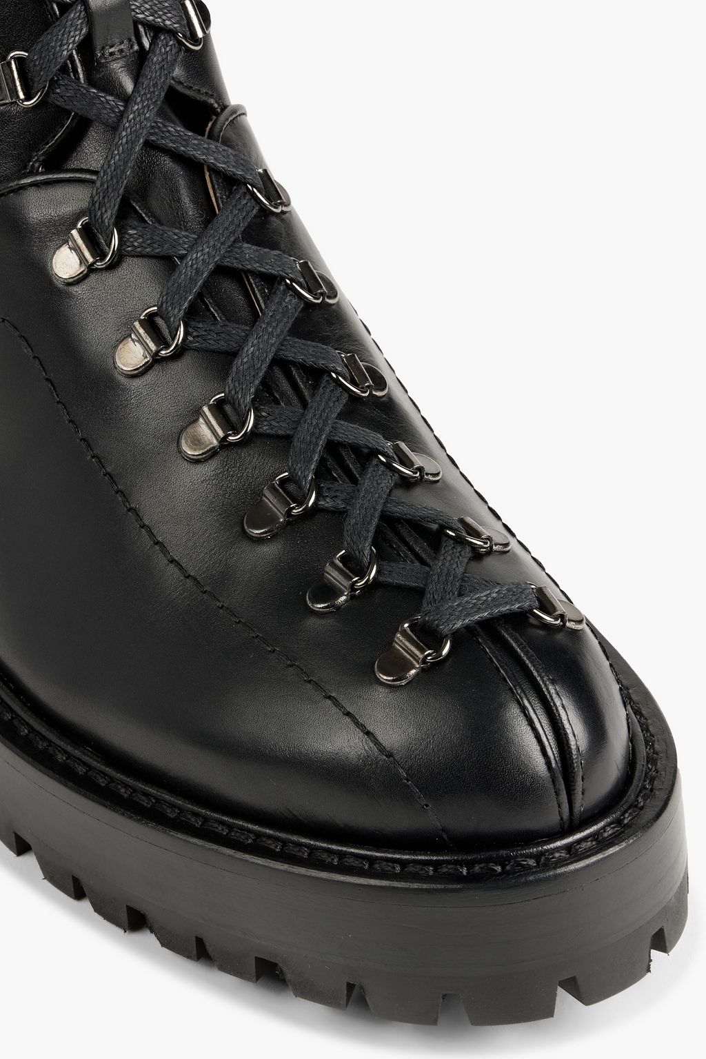 ALAÏA Leather combat boots