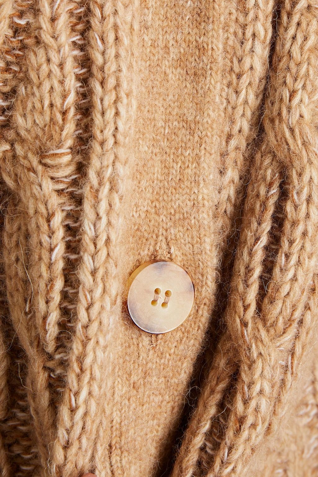 CHLOÉ Cardigan mit Zopfstrickmuster