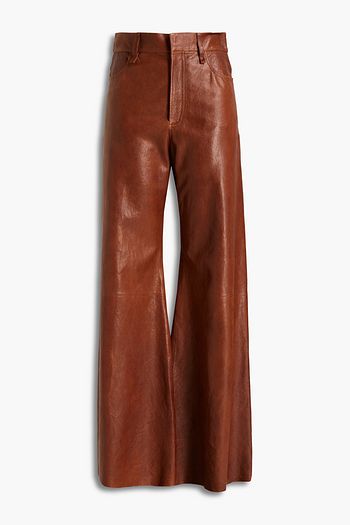 Women s Chloe Leather Pants Sale Up to 70 Off THE OUTNET